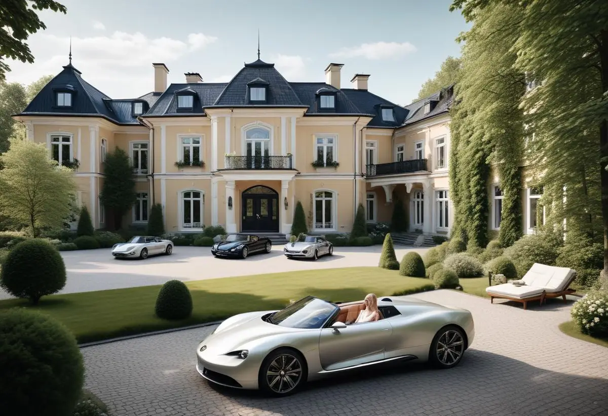 E-type förmögenhet illustration